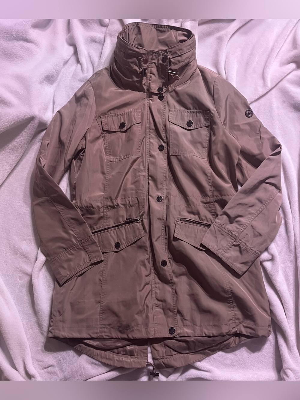 Michael Kors Tan Utility Jacket M
